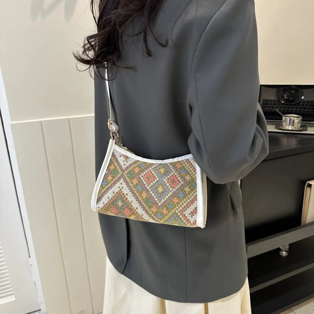 Printed Crossbody Bag – Stylish Lightweight Shoulder Purse - LODIMAE FASHION 