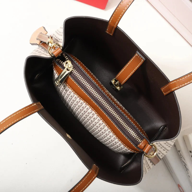 Versatile Large Leather Laptop Tote Bag - Extra Large - LODIMAE FASHION 
