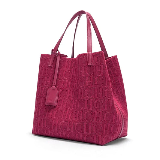 Women's Large Leather Tote Bag Laptop Handbag with Zipper - LODIMAE FASHION 