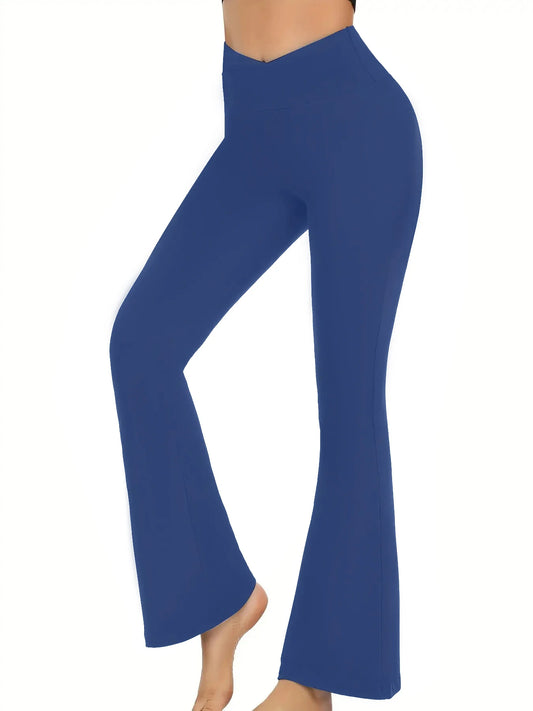 Flare Leggings for Women Tummy Control Yoga Pants - LODIMAE FASHION 