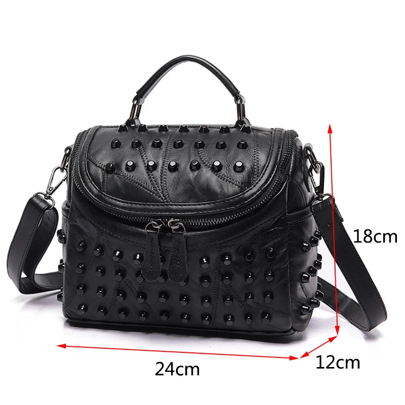 Luxury Ladies Genuine Leather Crossbody Bag - LODIMAE FASHION 