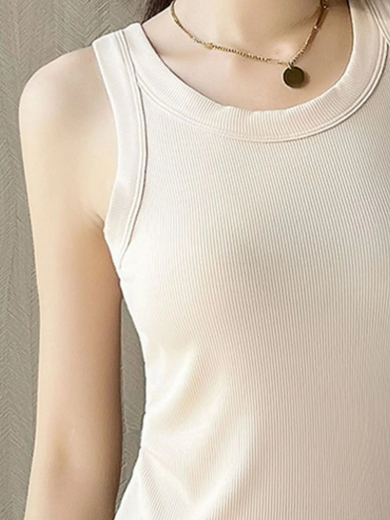 Scoop Neck Tank Top - LODIMAE FASHION 