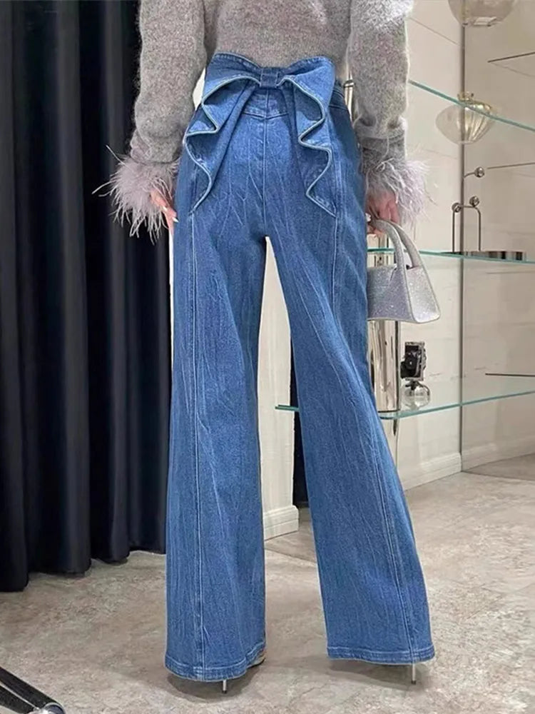 Y2K Women's High Waist Flare Denim Jeans - LODIMAE FASHION 