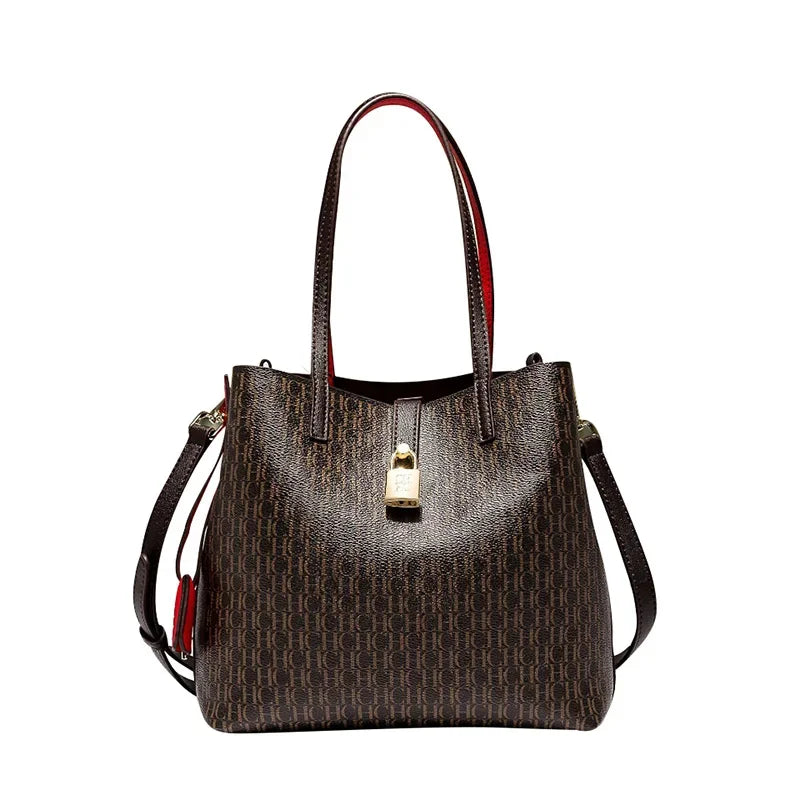 Versatile Large Leather Laptop Tote Bag - Extra Large - LODIMAE FASHION 