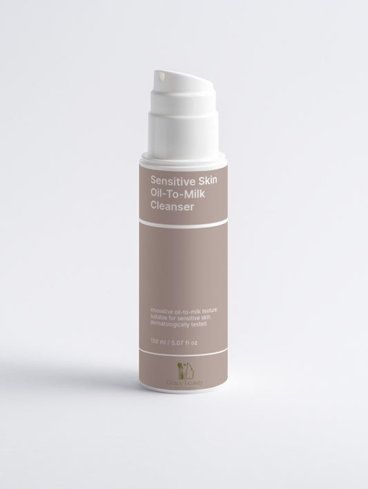 Sensitive Skin Oil-To-Milk Cleanser - Grace beauty H&C 