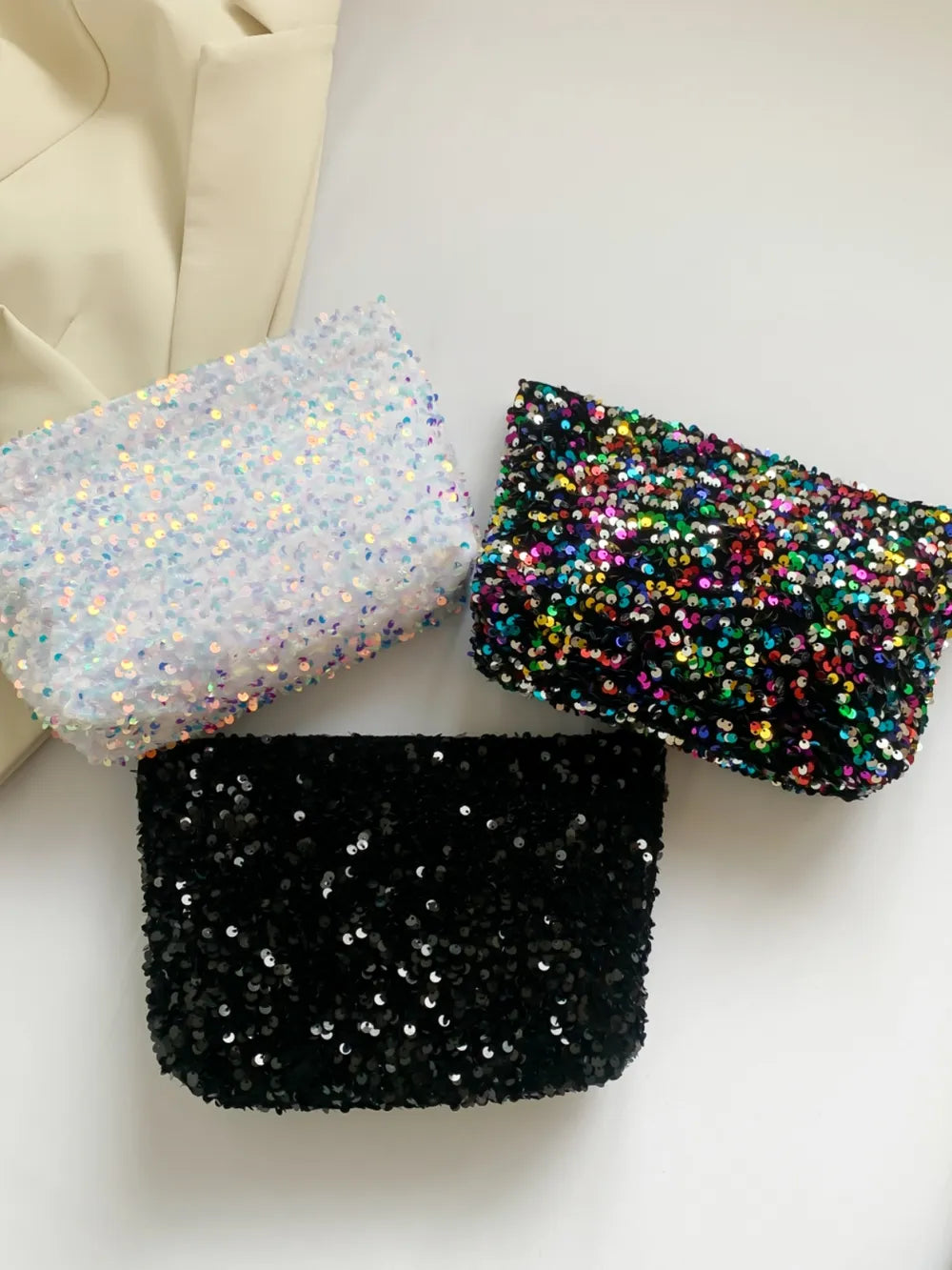 Sequin Clutch with Zipper - LODIMAE FASHION 