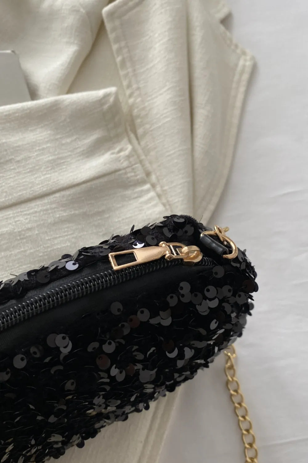 Sequin Removable Strap Shoulder Bag – Glamorous Evening Purse - LODIMAE FASHION 