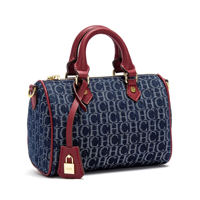 Shoulder Bag Cowboy Splicing Pillow Women's Handbag - LODIMAE FASHION 