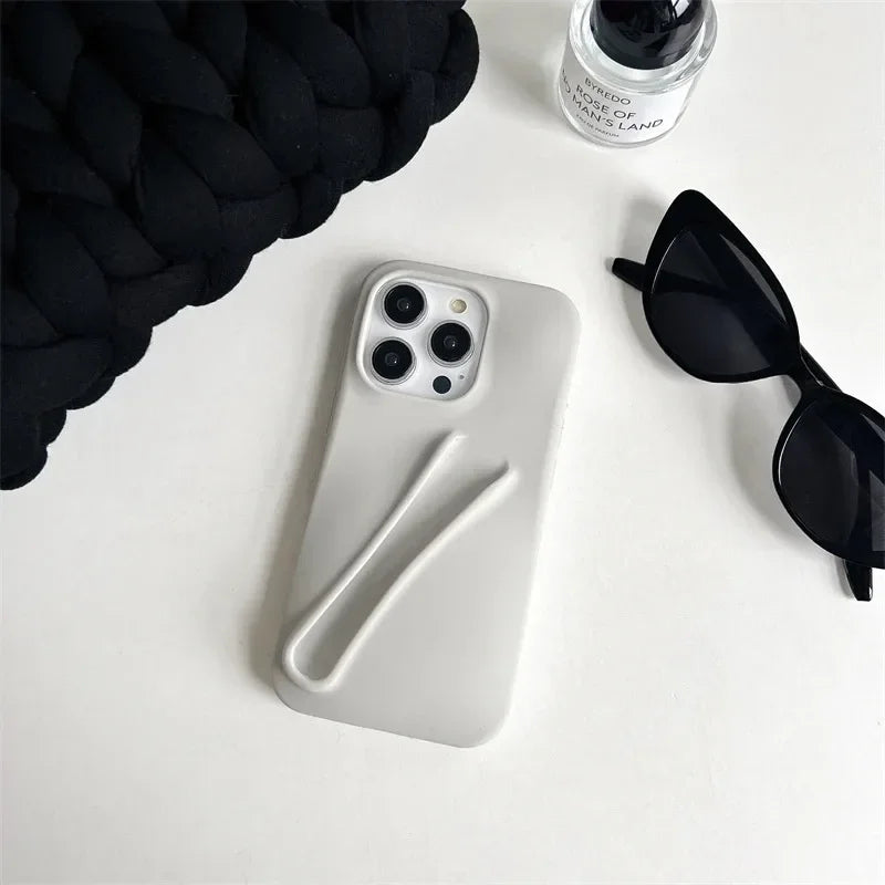 Lipstick Make-up Soft Silicone Phone Case for IPhone 16 14 15 Pro Max X Xs XR 11 13 12 Portable Lip Gloss Cover - LODIMAE FASHION 