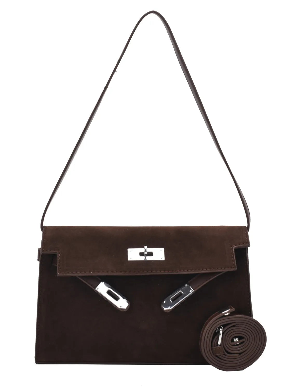 Solid Color Polyester Shoulder Bag – Lightweight Everyday Tote - LODIMAE FASHION 