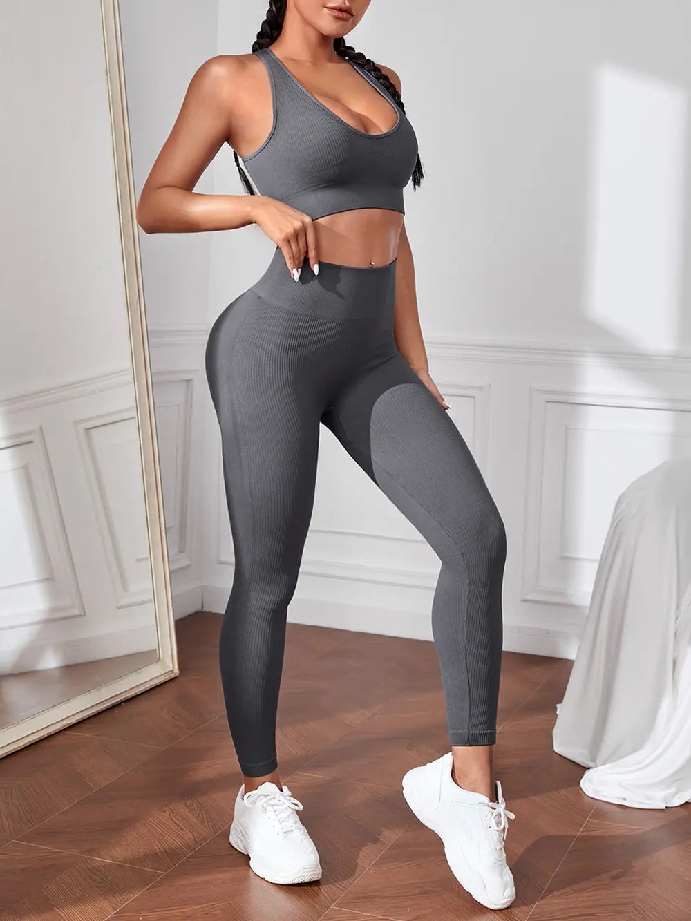 Sport Tank and Leggings Set - LODIMAE FASHION 
