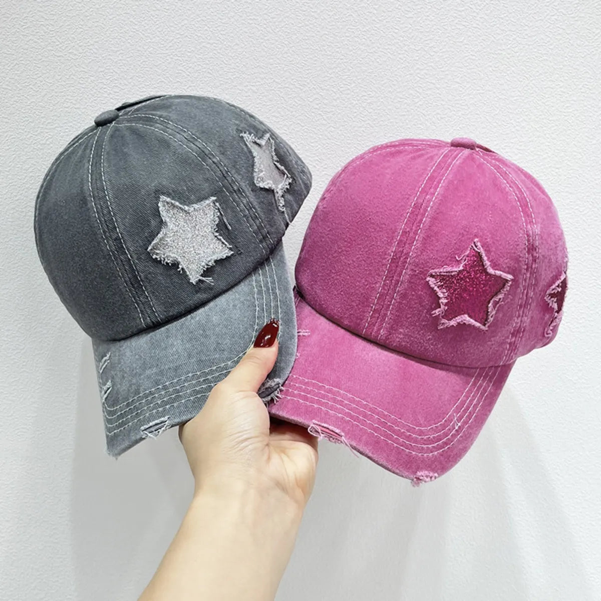 Star Adjustable Baseball Cap - LODIMAE FASHION 