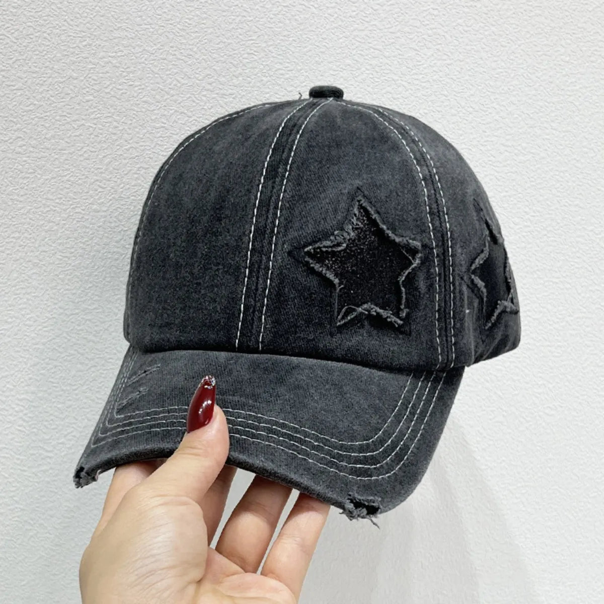 Star Adjustable Baseball Cap - LODIMAE FASHION 