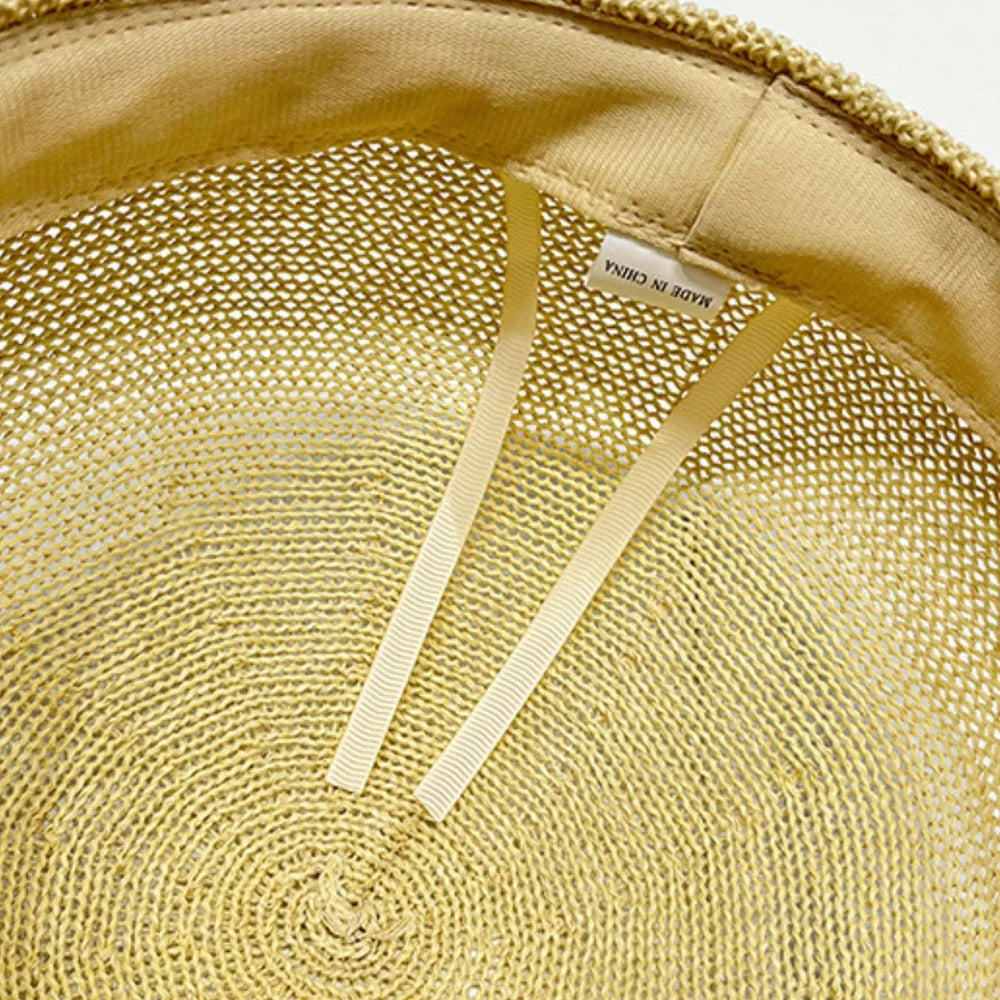Straw Woven Buckle Hat - LODIMAE FASHION 