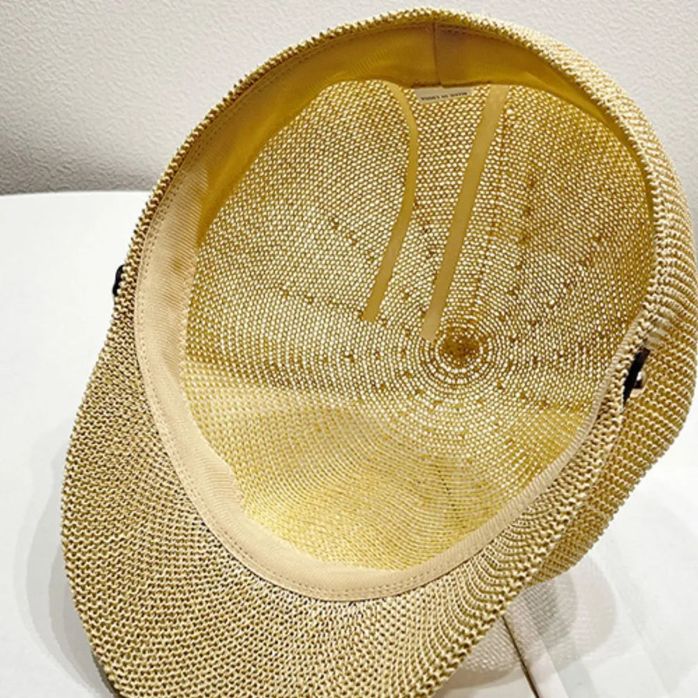 Straw Woven Buckle Hat - LODIMAE FASHION 