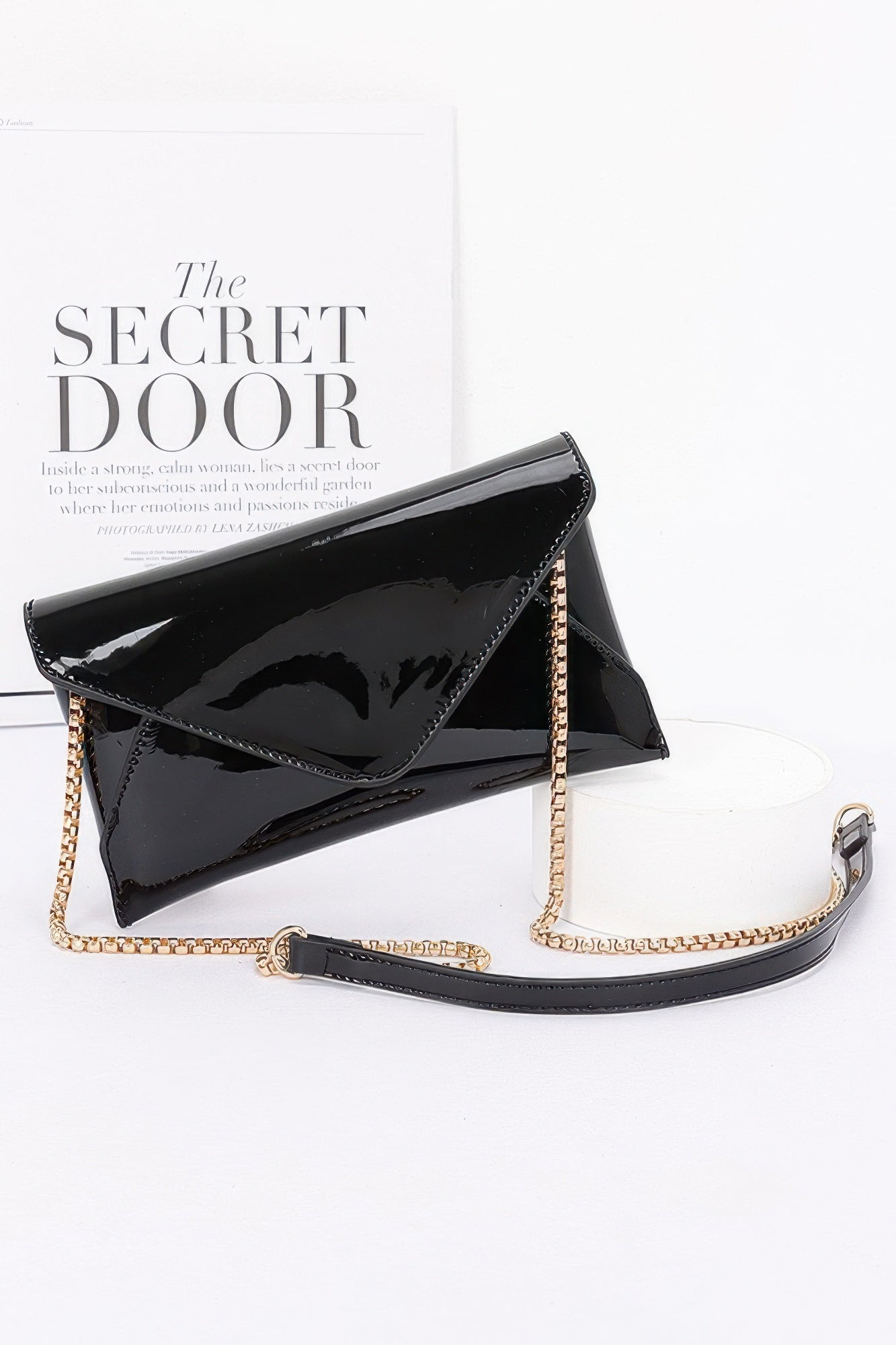 Enamel Envelope Clutch - LODIMAE FASHION 