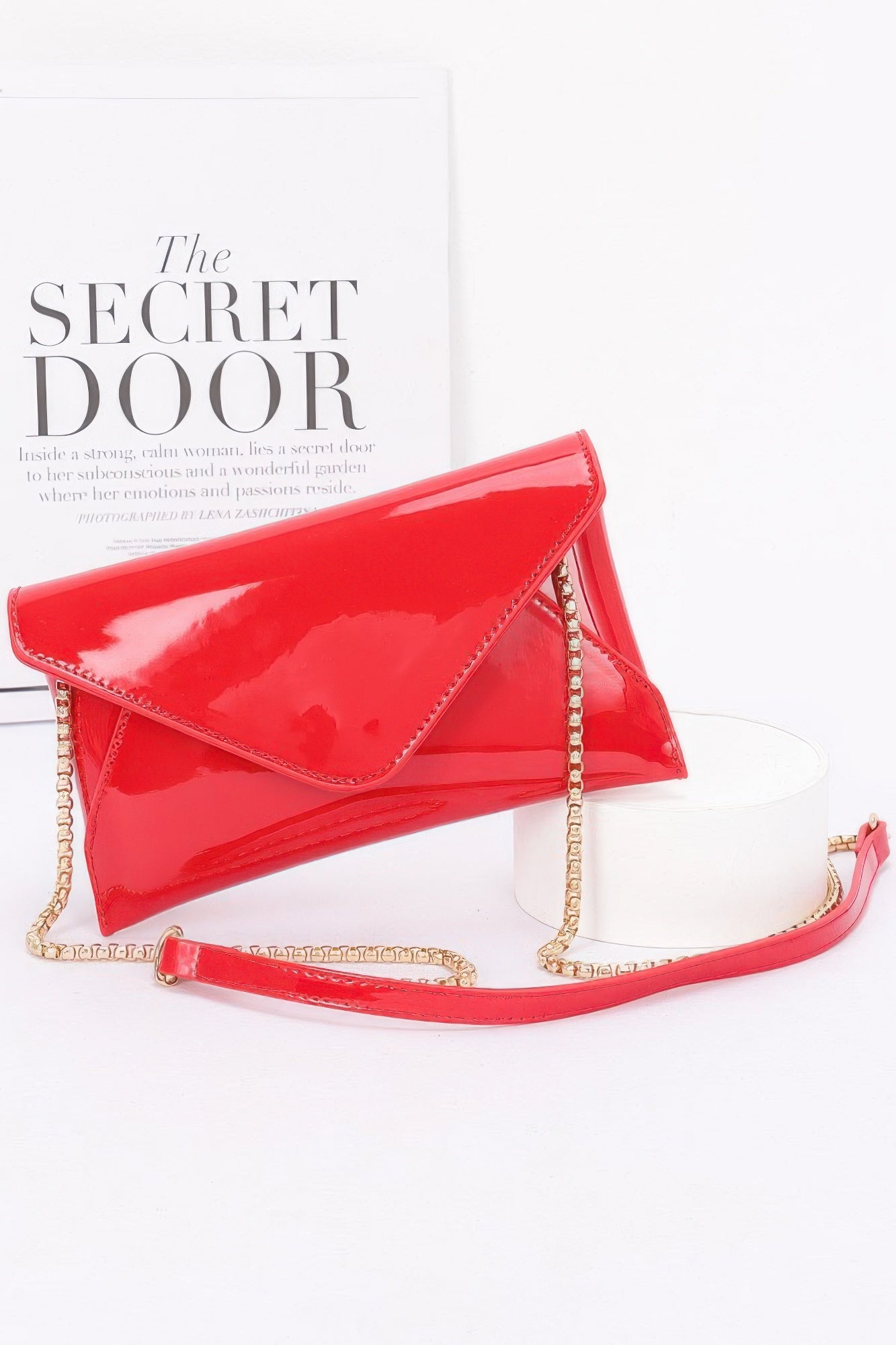 Enamel Envelope Clutch - LODIMAE FASHION 