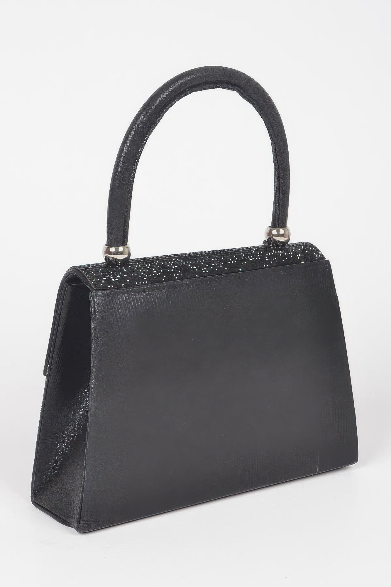 Rhinestone Ribbon Top Handle Bag - LODIMAE FASHION 
