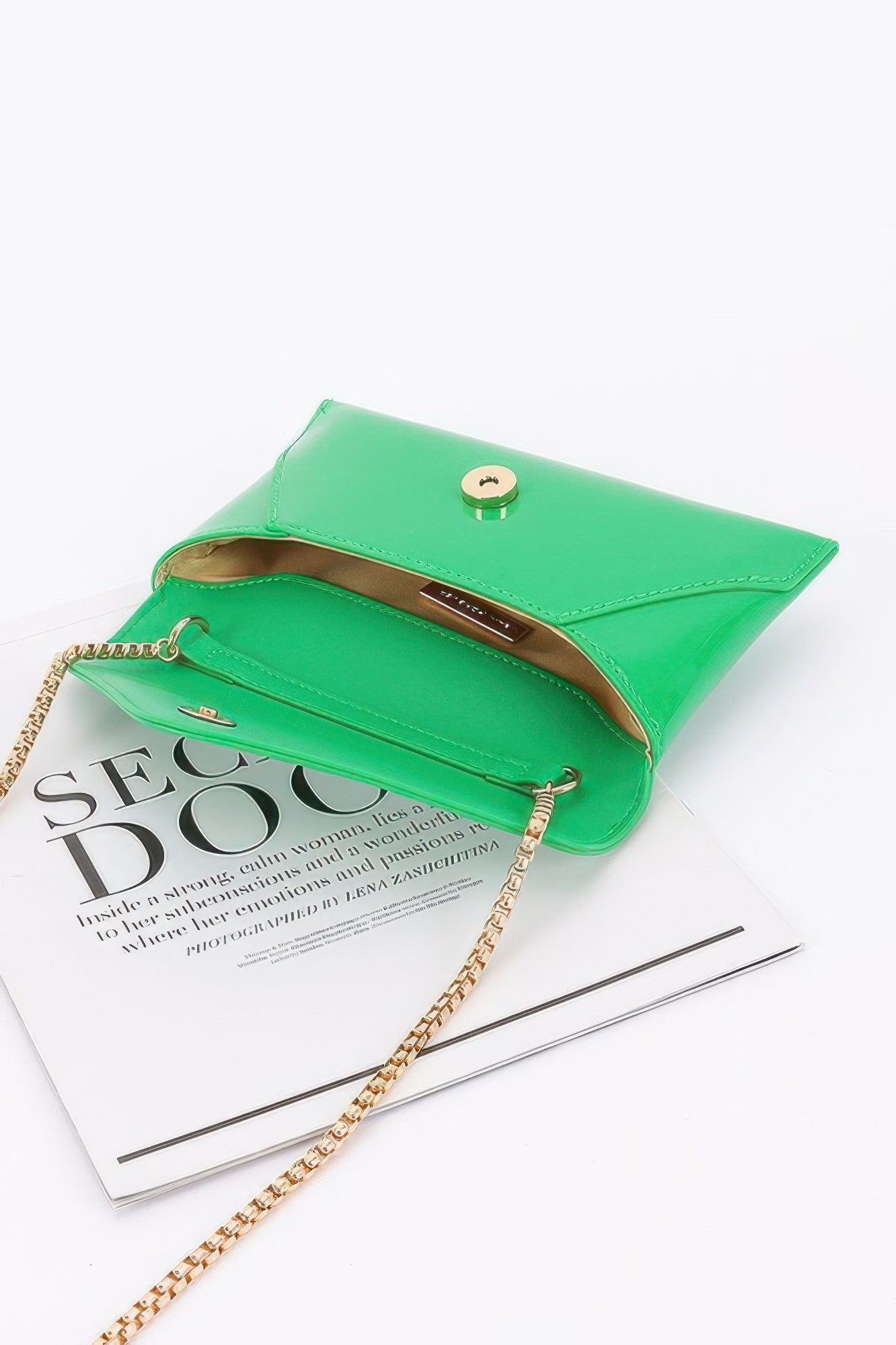 Enamel Envelope Clutch - LODIMAE FASHION 