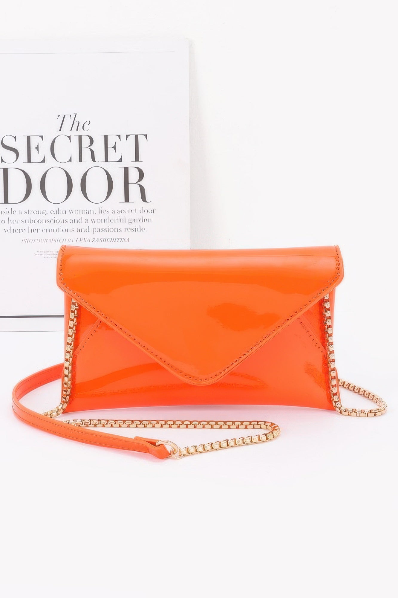 Enamel Envelope Clutch - LODIMAE FASHION 