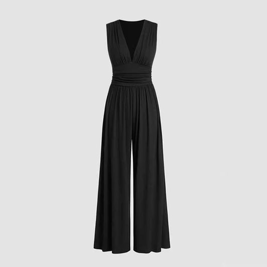 Wide-Leg Women's Jumpsuit – Effortless Chic - LODIMAE FASHION 
