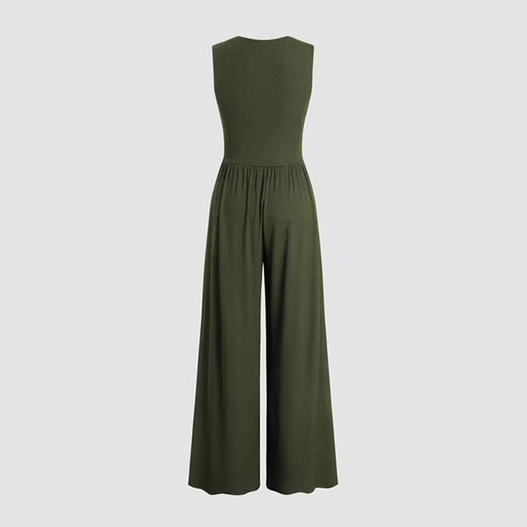 Wide-Leg Women's Jumpsuit – Effortless Chic - LODIMAE FASHION 