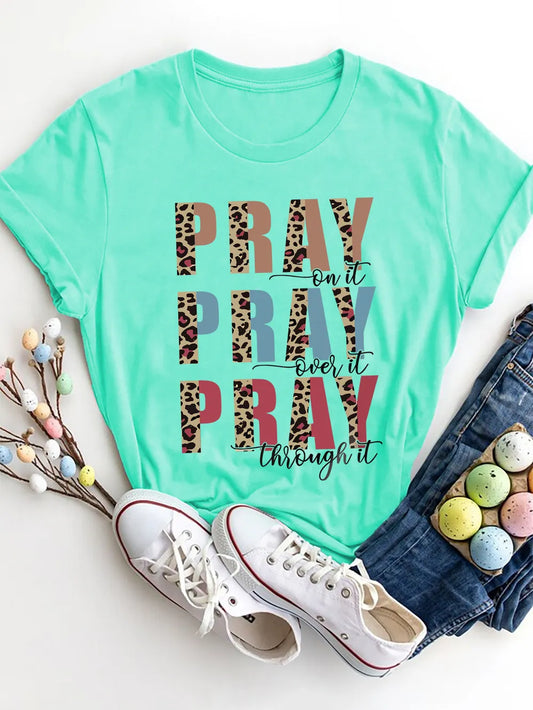 Women's Letter Graphic T-Shirt – Casual Short Sleeve Tee - LODIMAE FASHION 