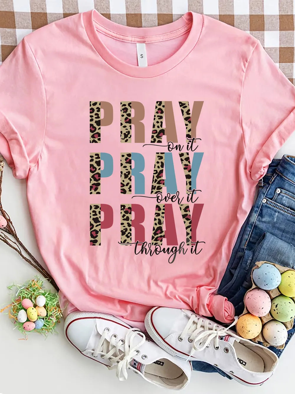 Women's Letter Graphic T-Shirt – Casual Short Sleeve Tee - LODIMAE FASHION 