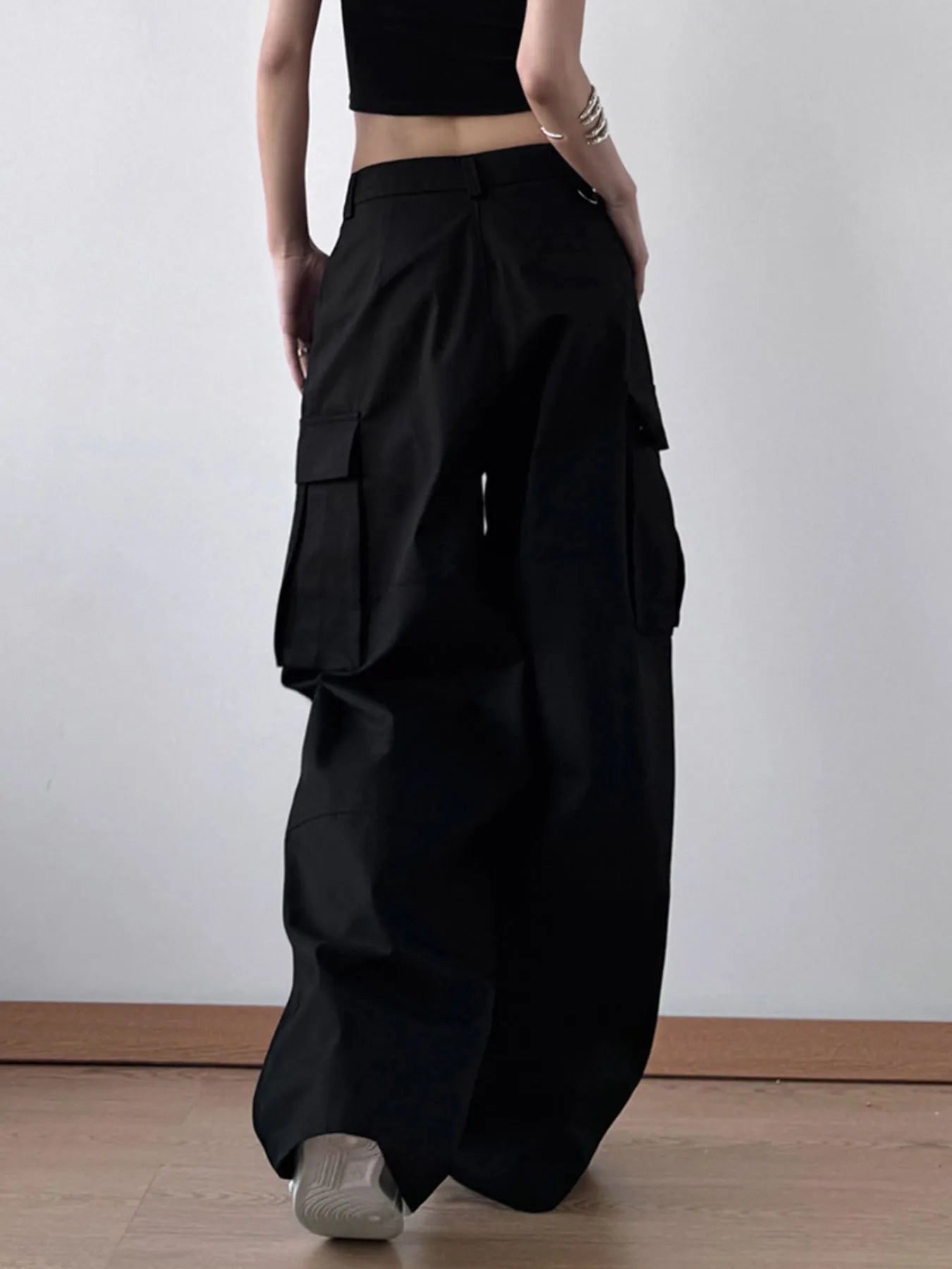 Oversized Cargo Wide Leg Pants - LODIMAE FASHION 