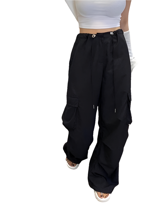 Wide Leg High Waist Workwear Trousers - LODIMAE FASHION 