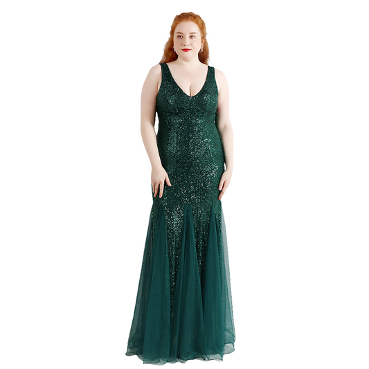 Fat Size Fat Beauty Costume Banquet Evening Dress - LODIMAE FASHION 