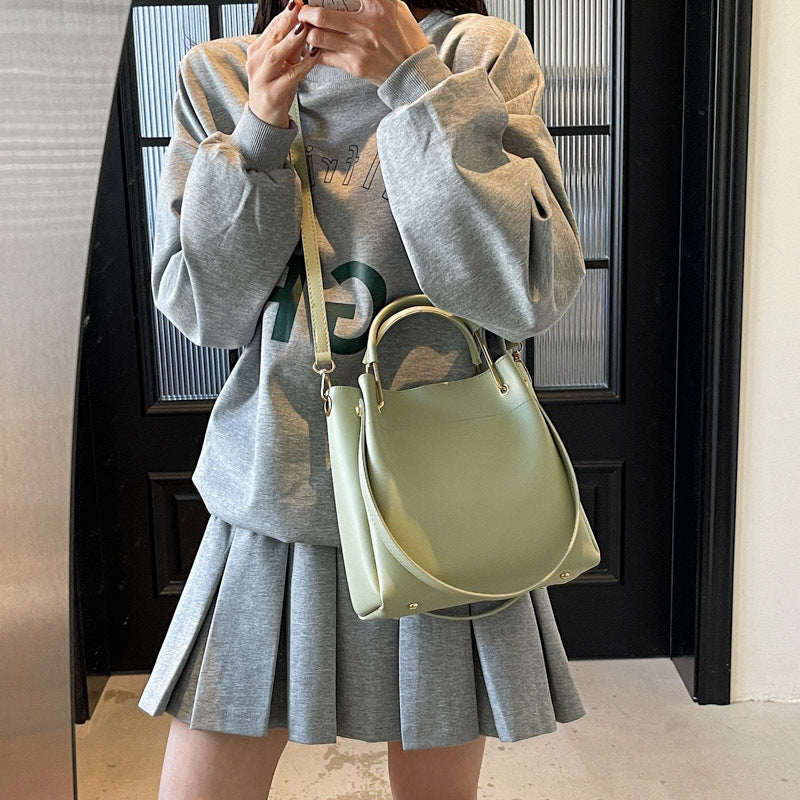 Bucket Bag Simple All-match Portable Shoulder Crossbody Bags - LODIMAE FASHION 