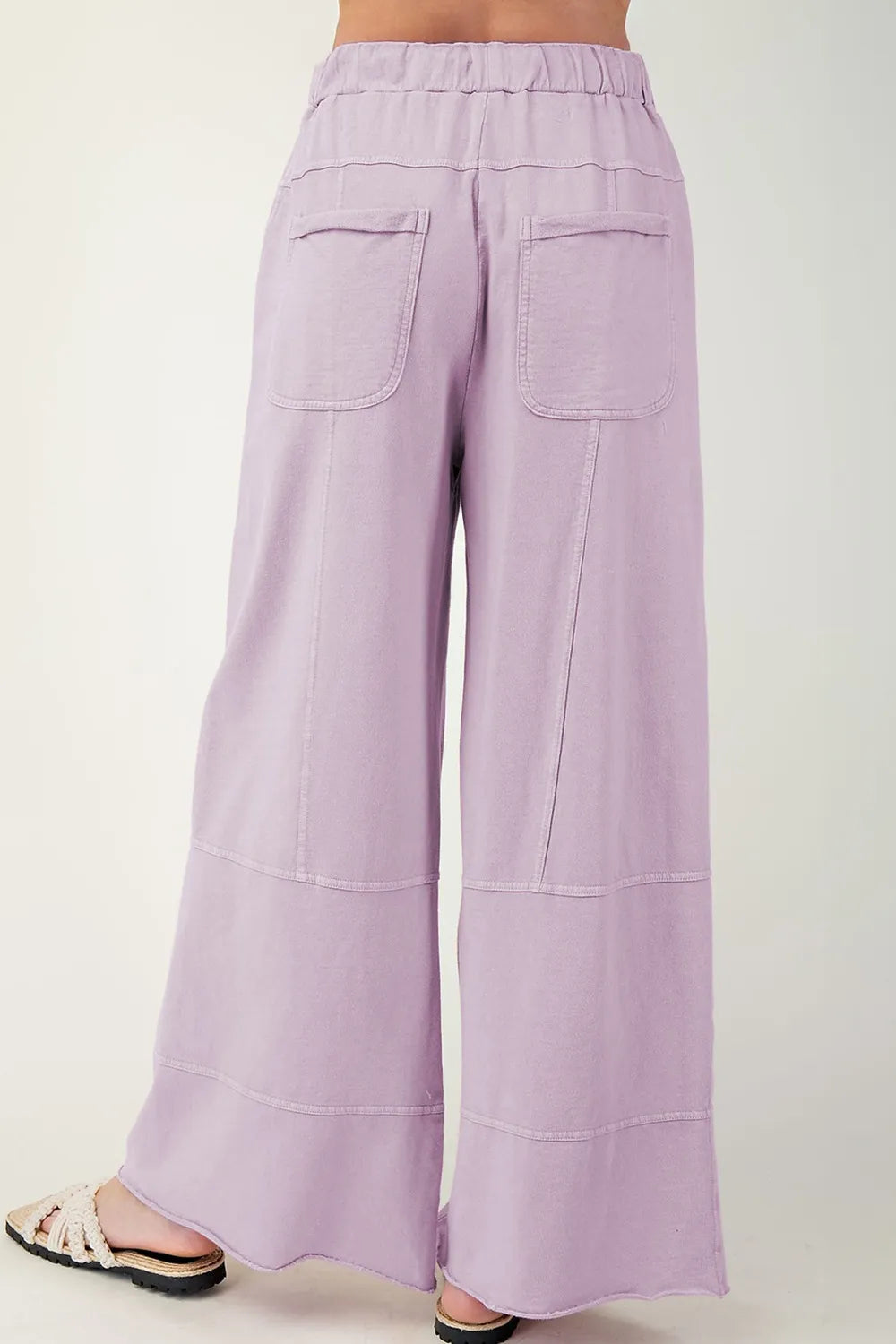 Wide-Leg Cargo Pants with Drawstring Waist - LODIMAE FASHION 