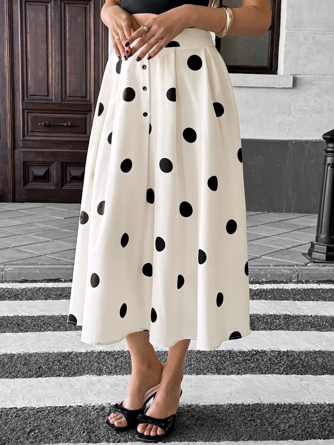 Polka Dot Skirt - LODIMAE FASHION 