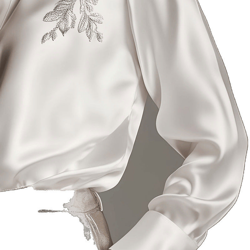 European And American Quality Embroidery Top Shirt Loose - LODIMAE FASHION 