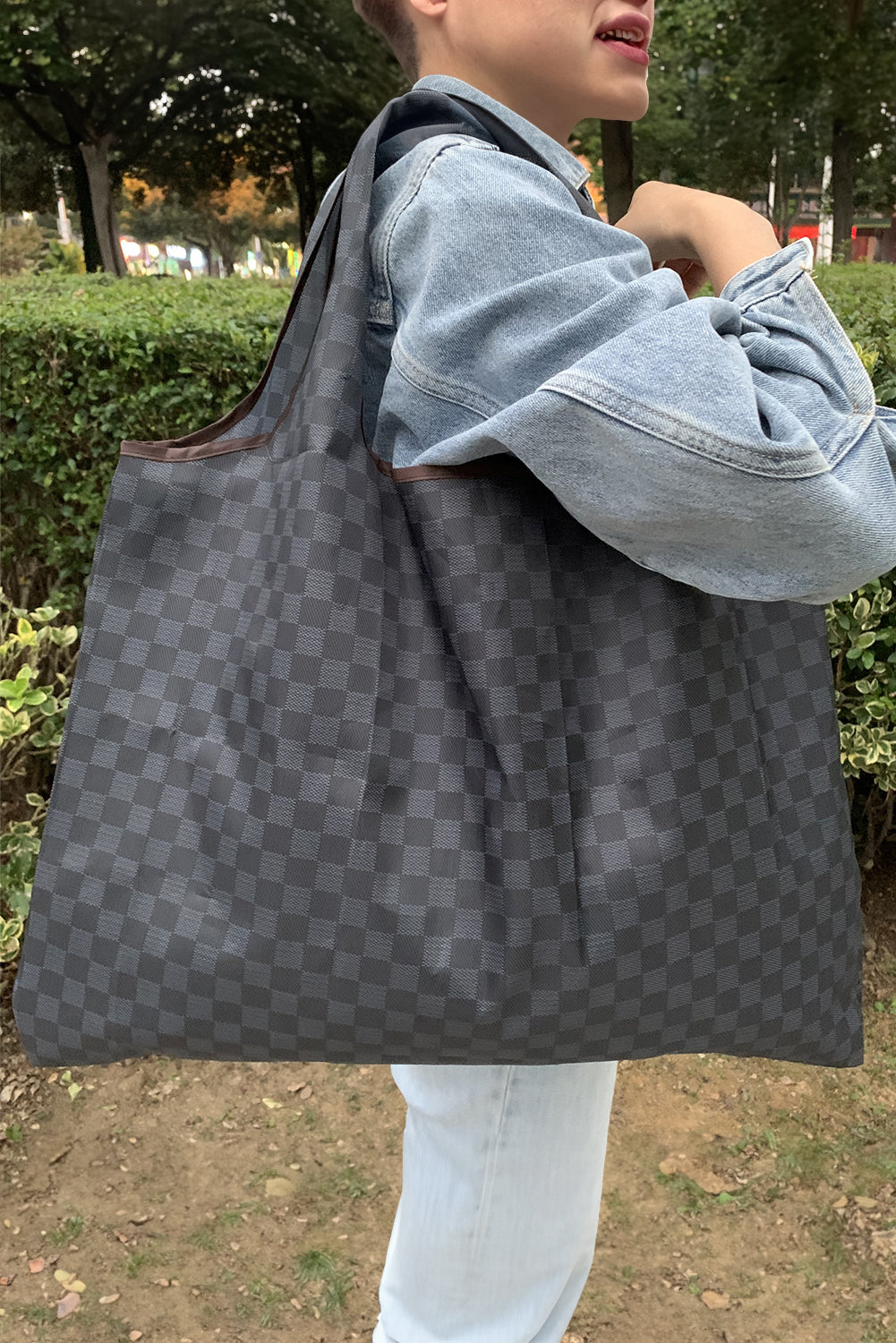 Foldable Large Eco-Friendly Tote Bag - Travel Shopping Bag UK - LODIMAE FASHION 